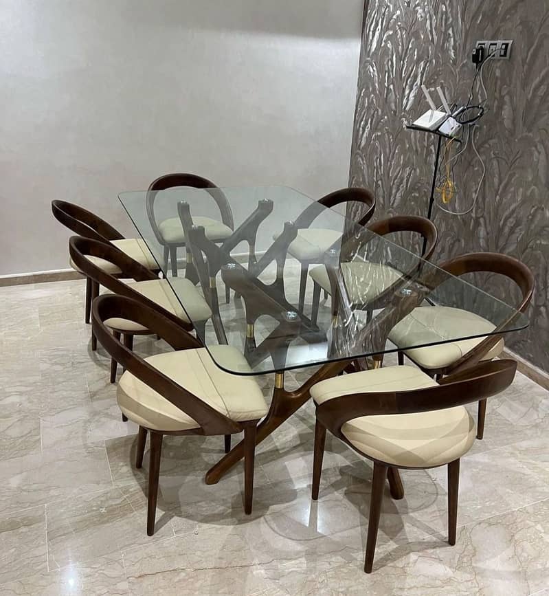 Dining Table//4,6 & 8 Chairs Dining/Wooden(top Glass)Dining/Dining Set

                                                            alt=