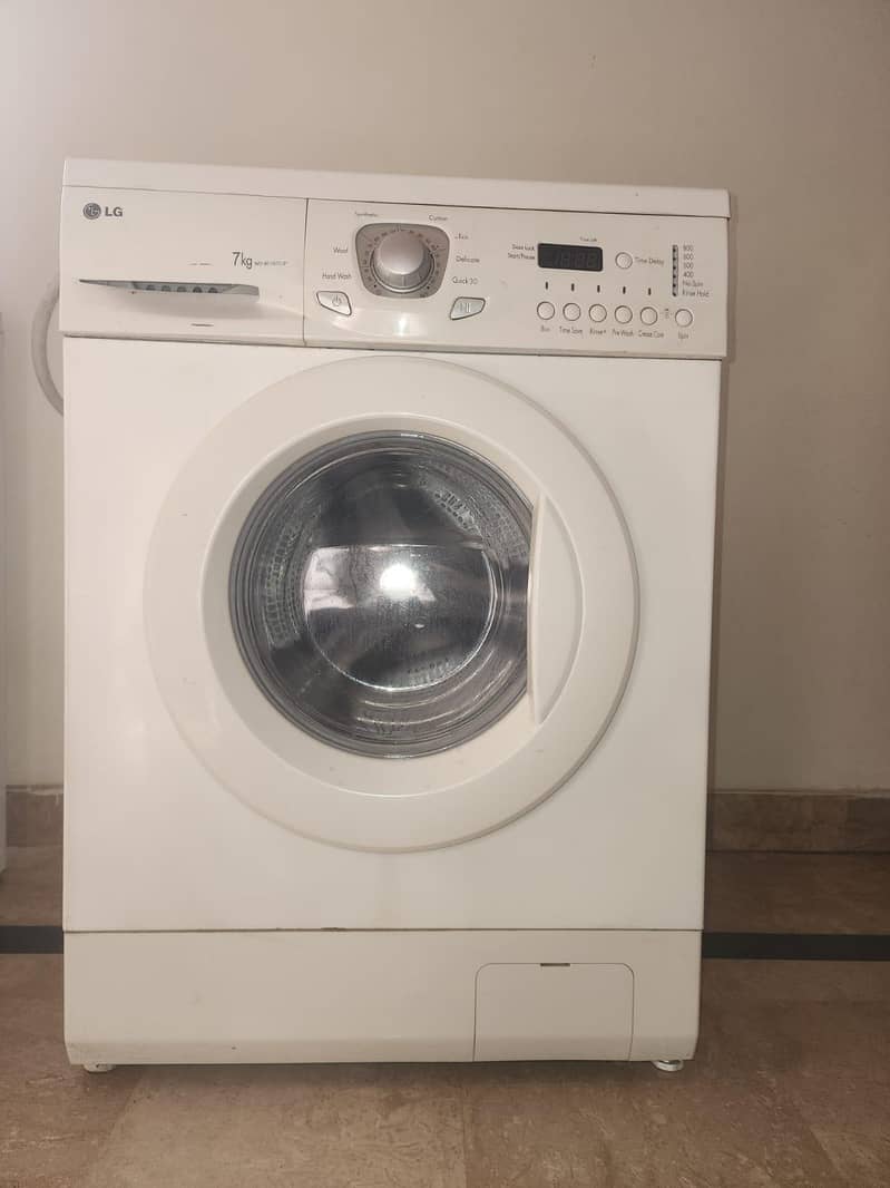 LG 7kg Front Load Washing Machine – Model WD-80150TUP

                                                            alt=