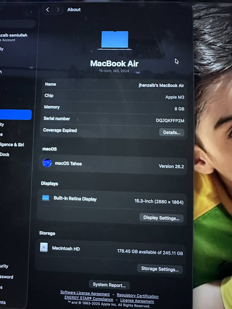 MacBook M3 256GB – 10/10 Condition | 100% Battery Health

                                                            alt=