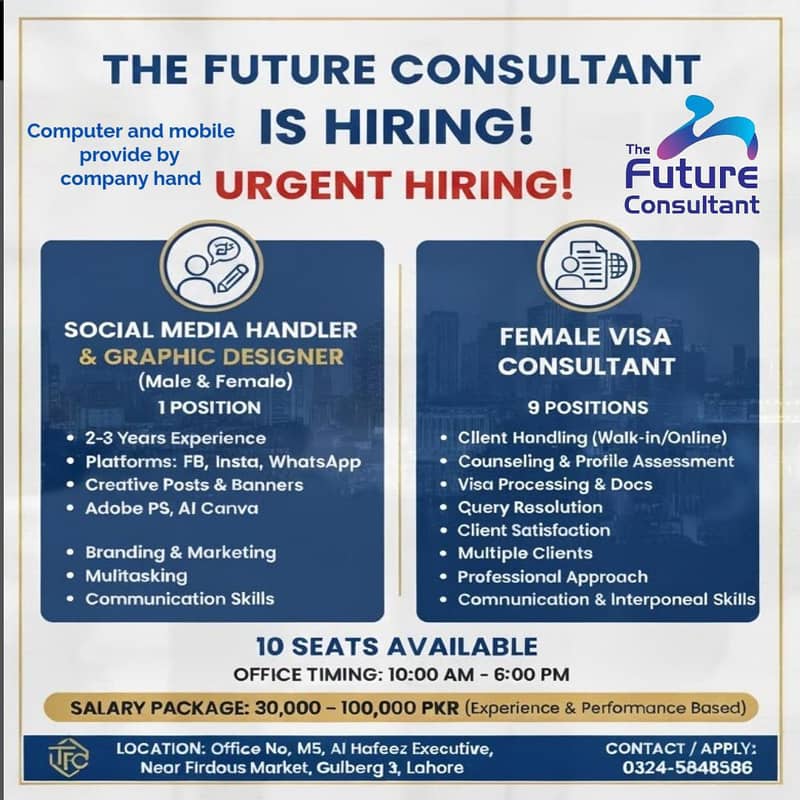 experience visa consultant required

                                                            alt=