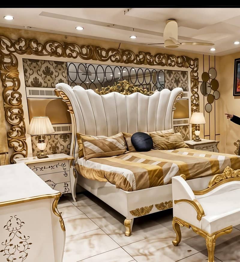 brand new double bed,/bed set/single bed/Turkish bed set/wooden bed

                                                            alt=