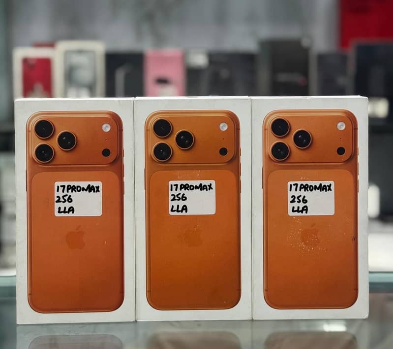 Apple 17 Pro Max 256GB Lla model orange blue white Box pack Non Active

                                                            alt=