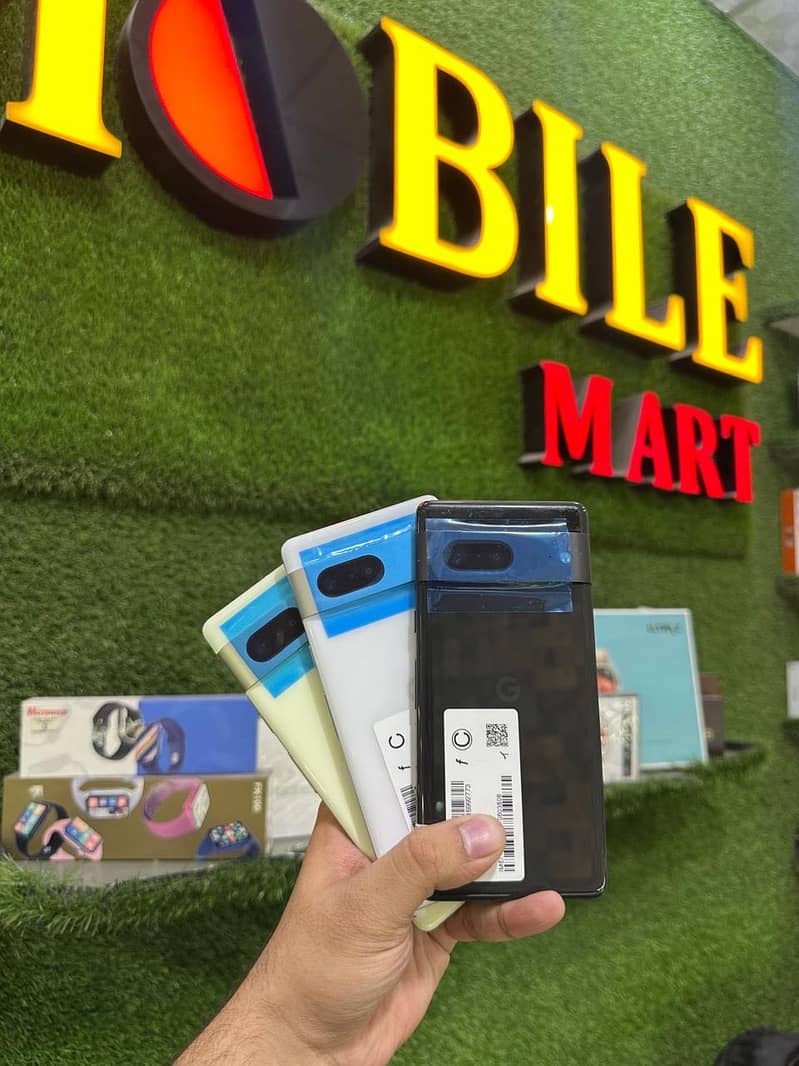 Google Pixel 6 | 6A | 6 Pro | 8 Pro | 7A PTA APPROVED MOBILE PHONES

                                                            alt=