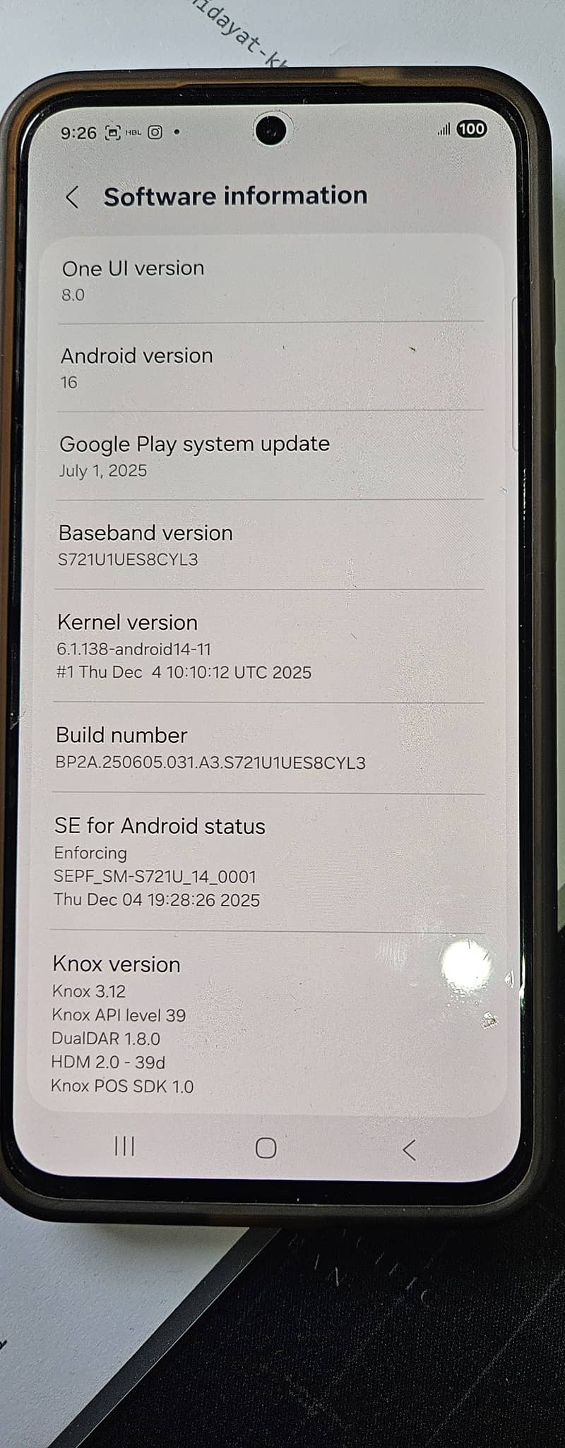 Samsung Mobile S24 fE NON PTA  10/10 condition 8/128

                                                            alt=