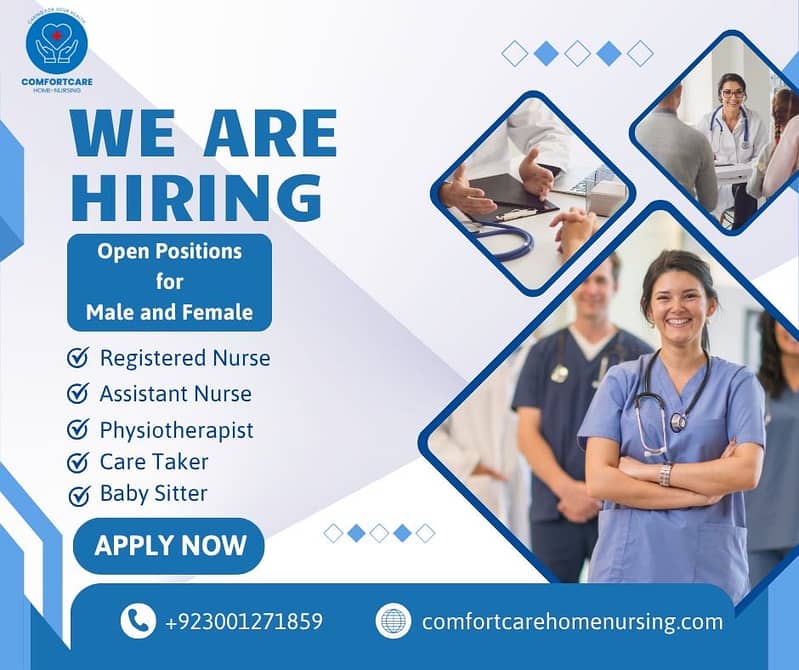 Assistant nurse/caretaker/baby sitter /physiotherapist/medical jobs

                                                            alt=