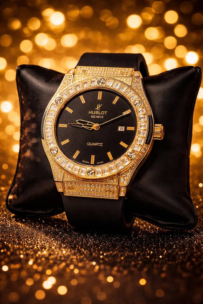 Hublot Genève Gold Diamond — Bold Luxury Timepiece

                                                            alt=