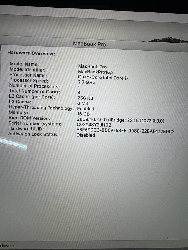 Apple Macbook Pro 2018 1TB

                                                            alt=