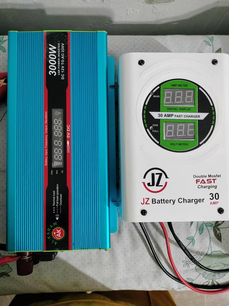 Alkaram 3000 watt inverter & 30 Ampair Battery Charger

                                                            alt=
