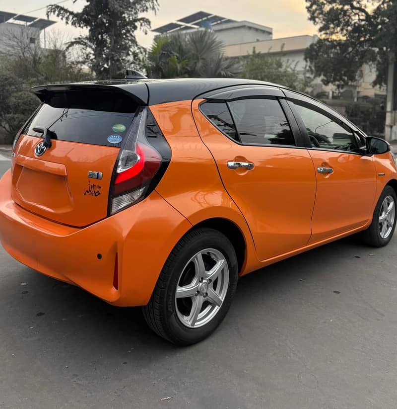 Toyota Aqua S LED 2018 | Toyota Aqua Auto | Orange  clr |2018 For Sale

                                                            alt=