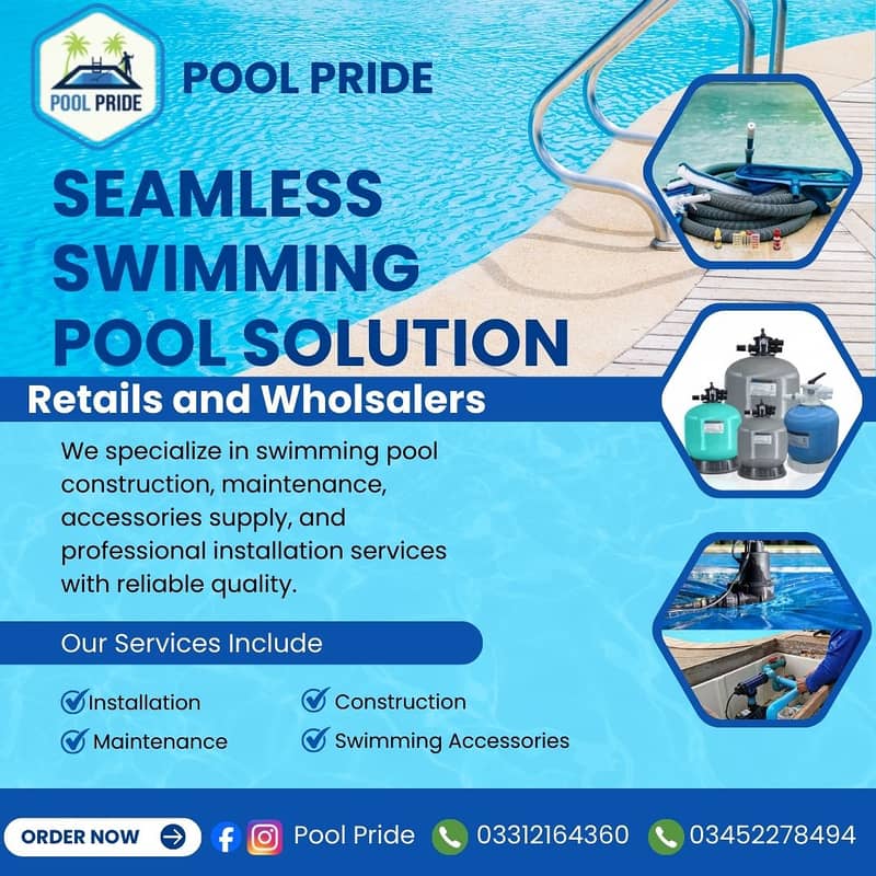 swimming pool construction/Maintenance/pool renovation/installation

                                                            alt=