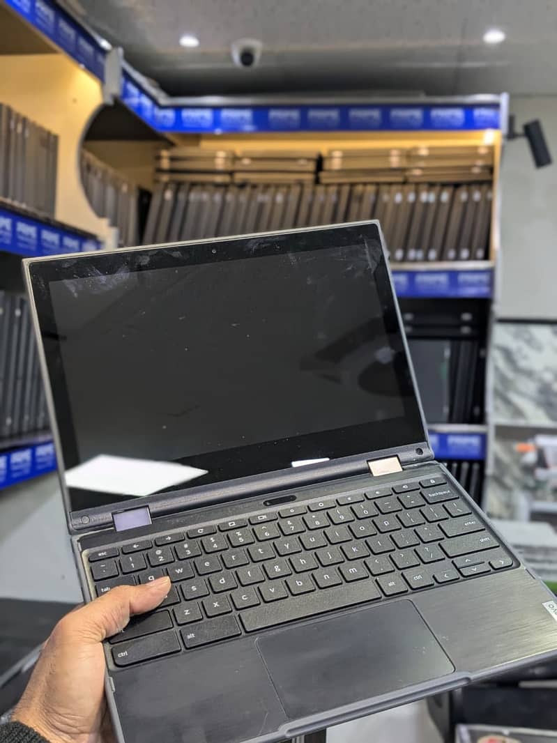 Lenovo chromebook  | touchscreen | chrome OS laptop | 360° Flip | 32GB

                                                            alt=