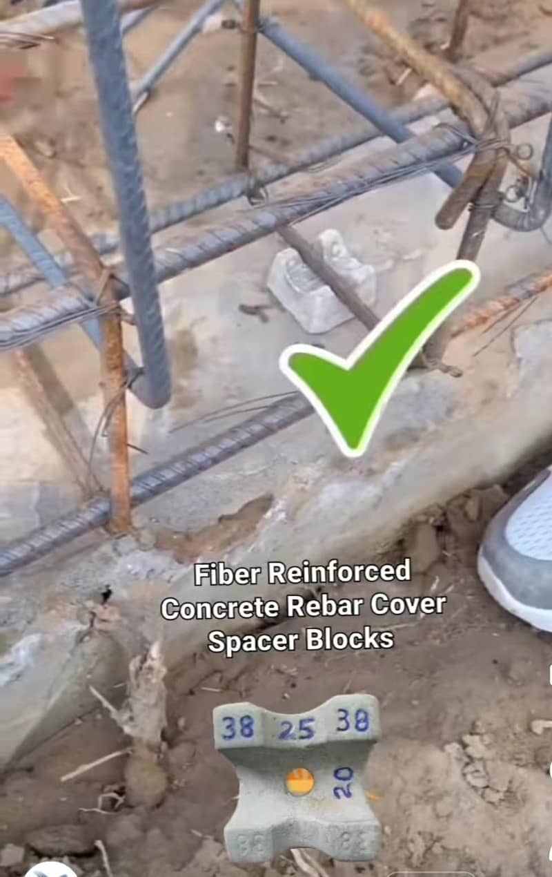 Tuff tiles , paver ,  concrete spacers,  curb stone

                                                            alt=