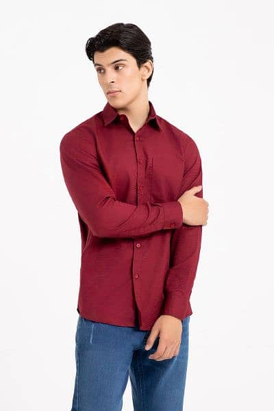 Luxury Branded Maroon Formal/Casual imported Branded Shirt

                                                            alt=