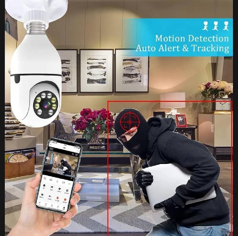 WiFi Bulb Camera 360° Full HD | Mobile App Control | Night Vision

                                                            alt=