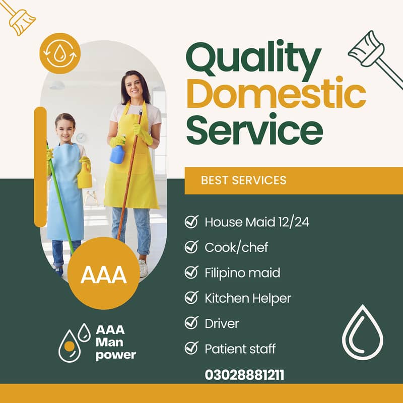 House Maid/Filipino Maid/Cook/Driver/Nanny/Helper/Patient staff

                                                            alt=