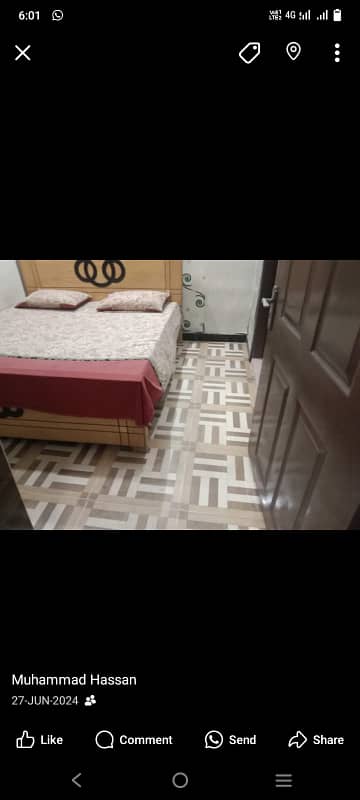 Fully Furnished flat For Rent In H3 Market joher Town

                                                            alt=