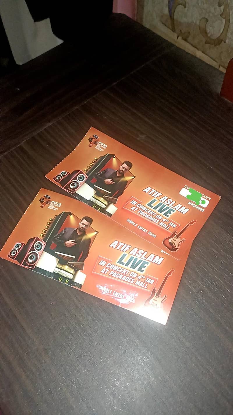 Atif Aslam concert Pass packages mall

                                                            alt=