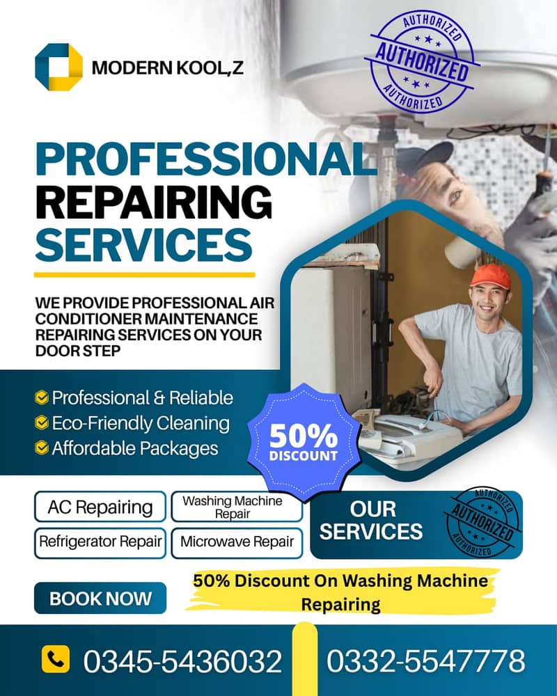 Repairing Services, Geyser Repair ,Washing Machine & AC ,Fridge Repair

                                                            alt=