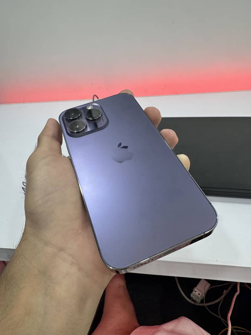 Iphone 14 Pro Max Non PTA Factory unlock 256GB Deep Purple Sim Time

                                                            alt=