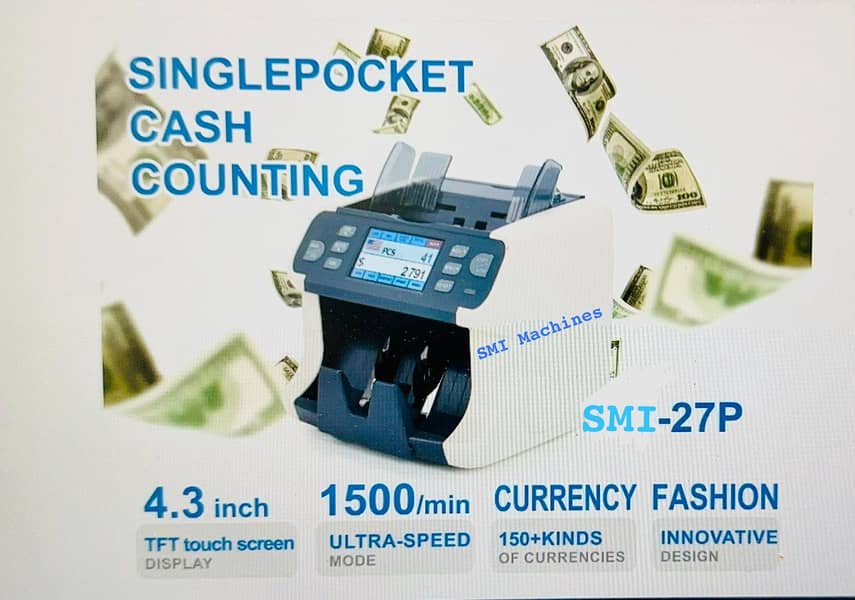cash counting machine sale with 1 Year warranty service parts SM -No. 1

                                                            alt=