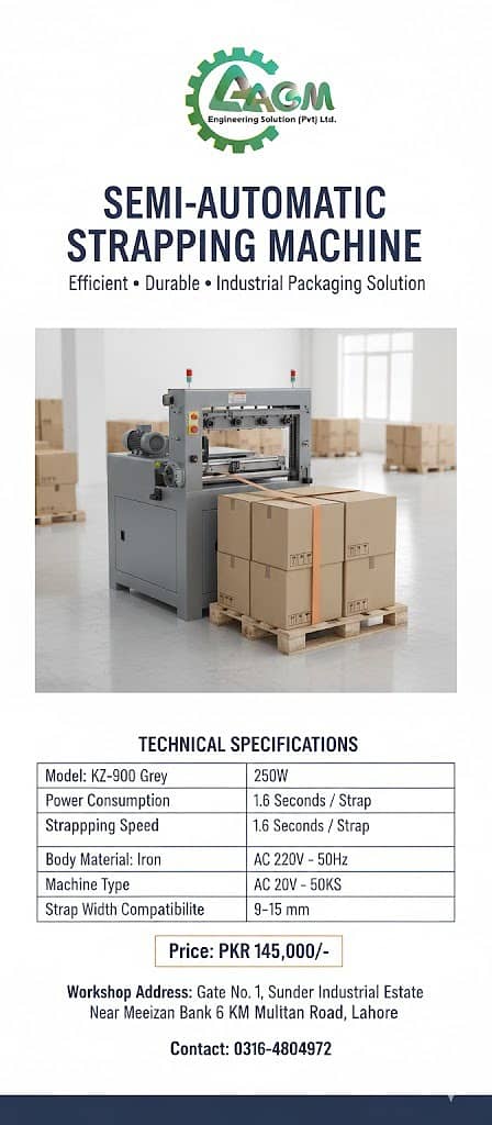 Strapping Machine/Semi-Automatic Box Strapping Machine/Model Kz900Grey

                                                            alt=