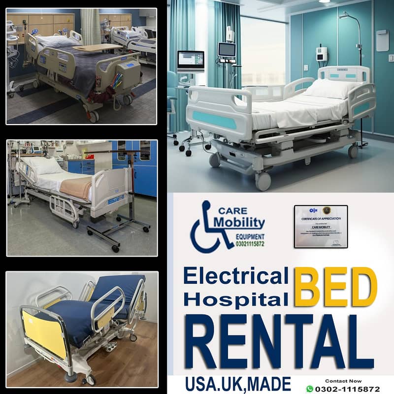 UK IMPORTED ICU motorized bed rental Electric bed Medical Bed for RENT

                                                            alt=