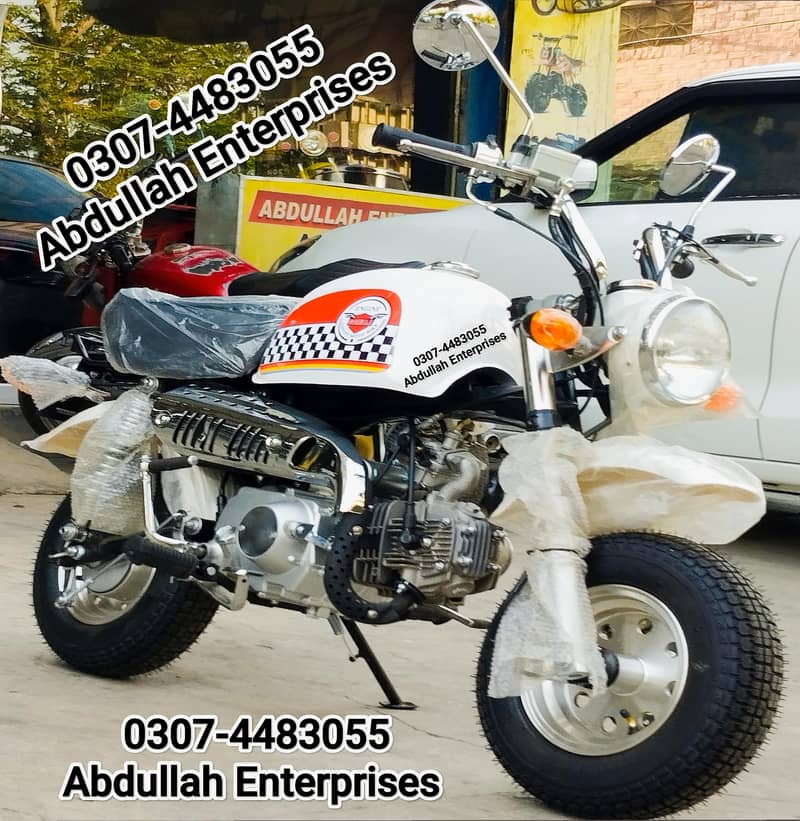 Brand new manual engine monkey bike zero meter for sale

                                                            alt=
