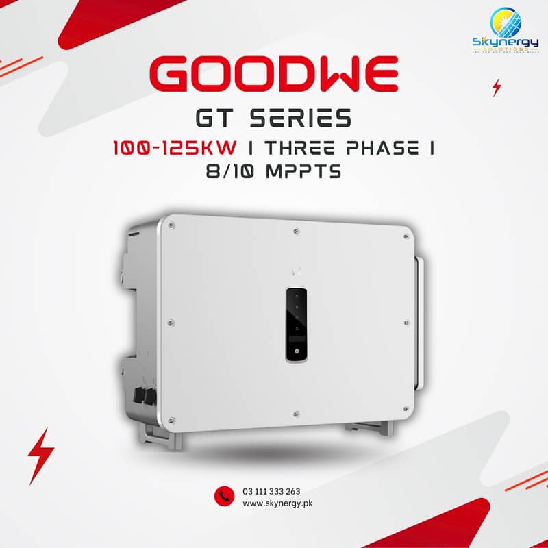 GoodWe Commercial Ongrid 50,80,125,& 150Kw Inverters

                                                            alt=