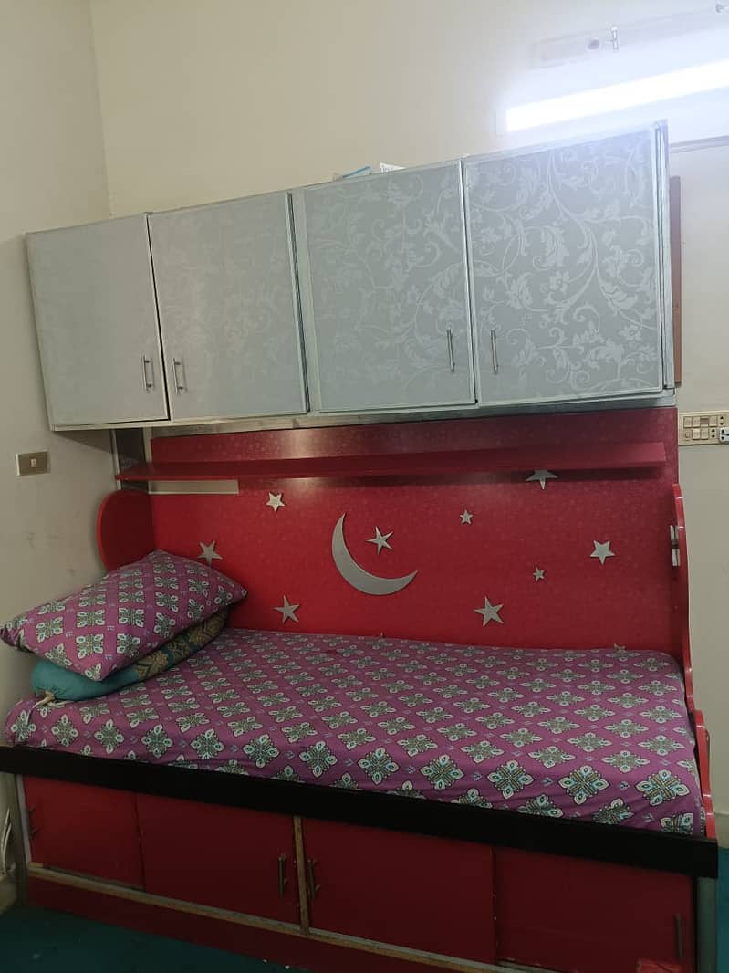 Bunk bed | Triple bed | single bed | Kids Wardrobes | kids furniture

                                                            alt=