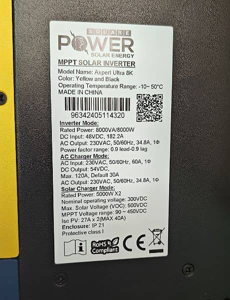 Power Square Signature Series 8KW PV10000 Solar Hybrid Inverter

                                                            alt=