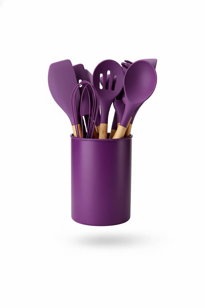 12 Pieces Kitchen Silicone Utensil set

                                                            alt=