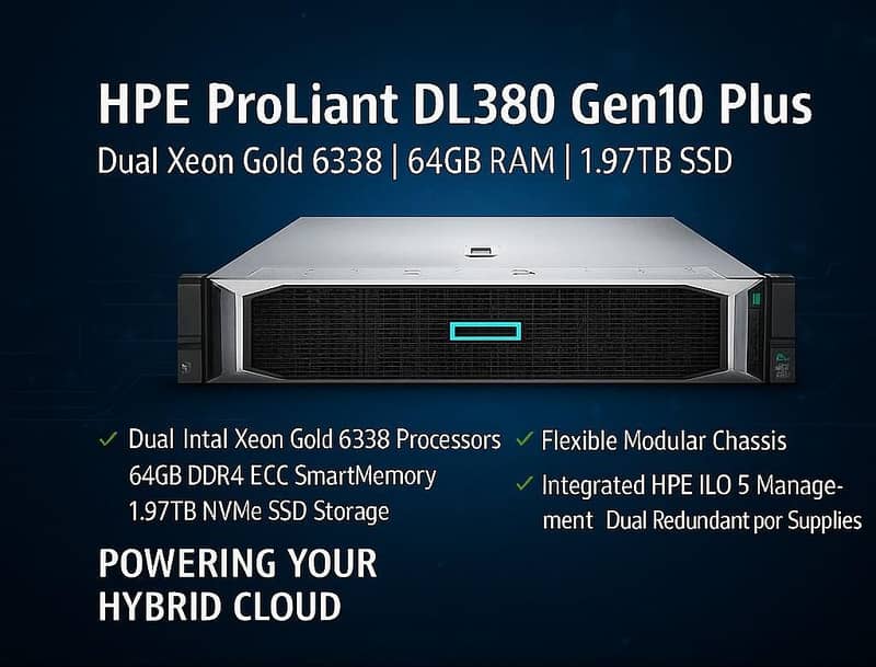 HPE ProLiant DL380 Gen10 Plus Server | 64GB DDR4 RAM | 1.92TB SSD

                                                            alt=