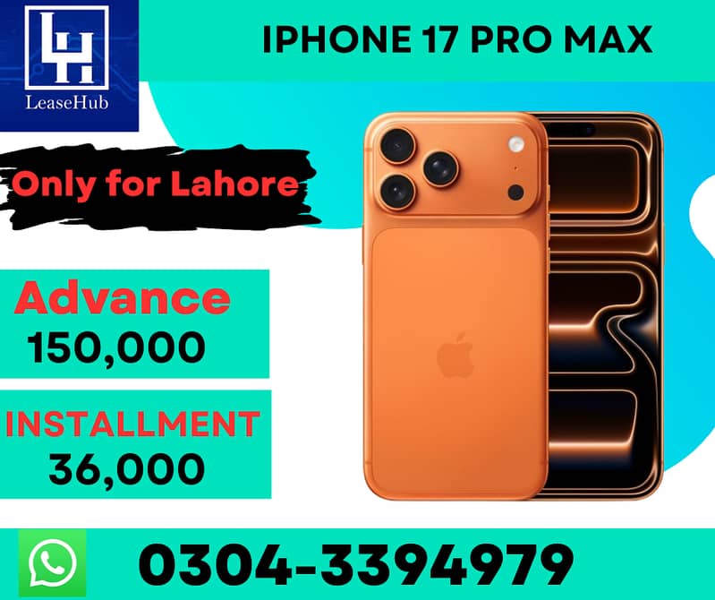Apple iPhone 17 Pro Max Non Pta on Easy Installment

                                                            alt=