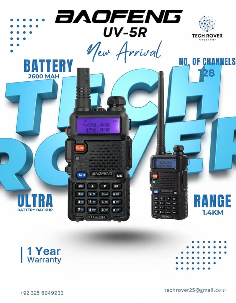 Walkie Talkie | Wireless Set  Bf UV-5R Two Way Radio

                                                            alt=