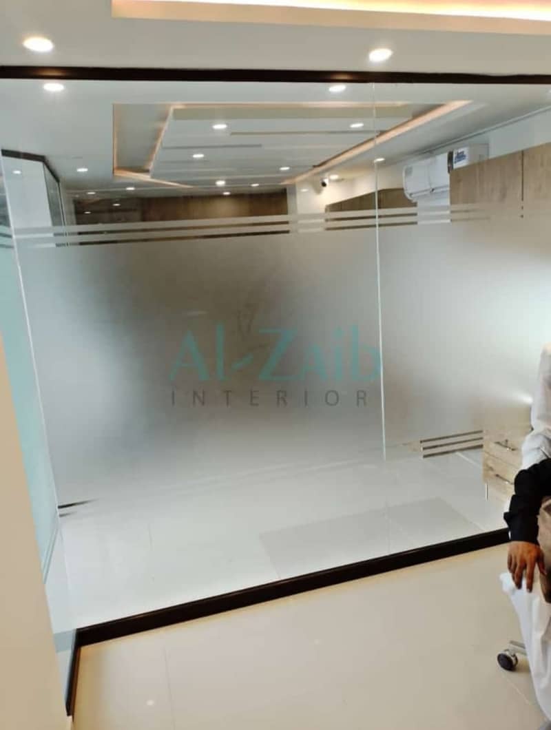 Aluminium Glass Partition | Glass Partition | office work

                                                            alt=
