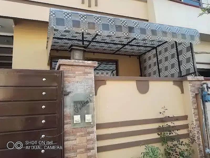 Fiber glass canopy or gazebo | fiber shades | fiber works| Car parking

                                                            alt=