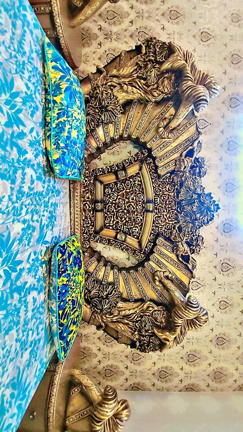 bed /double bed/king size bed set/bedroom furniture/bridal set/woo

                                                            alt=