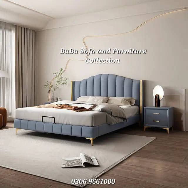 bed /double bed/king size bed set/bedroom furniture/bridal set/woo

                                                            alt=