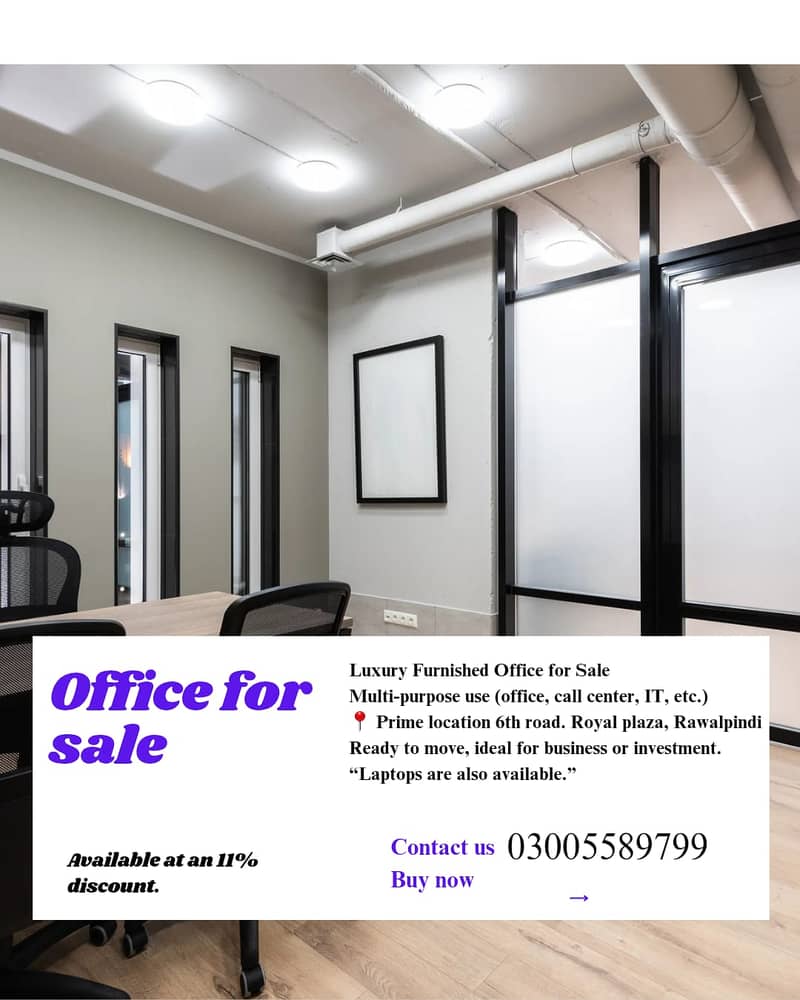 Fully Furnished Office for Sale in Settelite 6th Road Rawalpindi

                                                            alt=