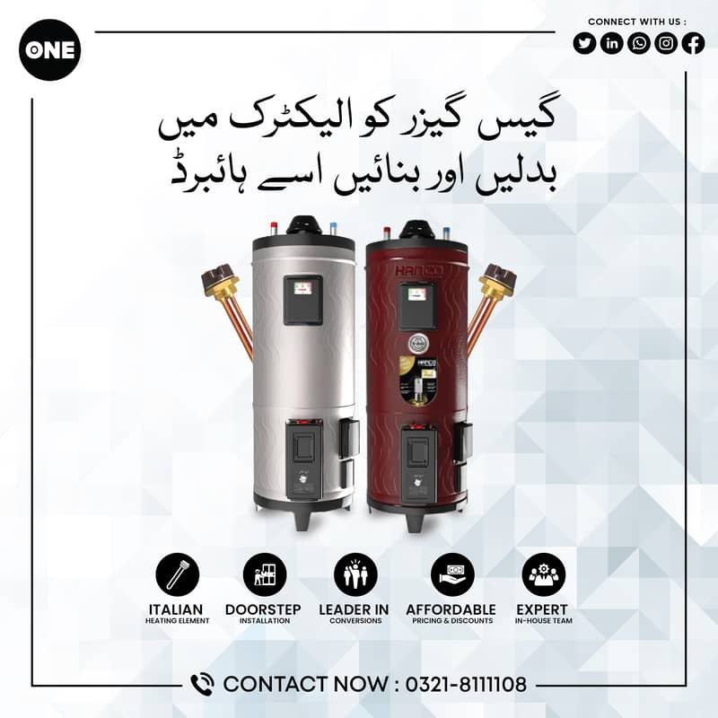 Gas Geyser to Electric Conversion | Electric Conversion for Gas Geyser

                                                            alt=