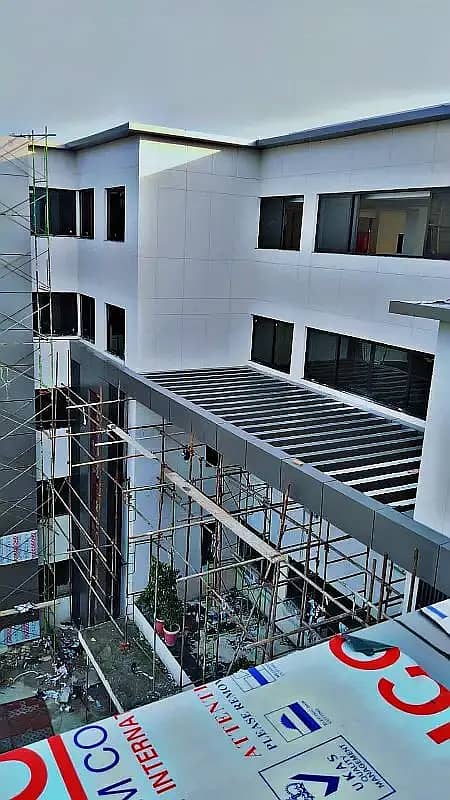 Aluminium Cladding sheet deluxe bond rocu bond & curtain wall glass

                                                            alt=