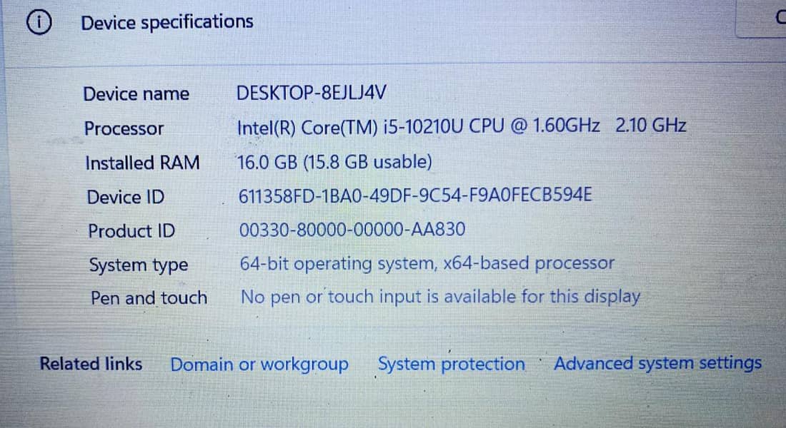 LENOVO E15 Core i5 10th Generation Laptop

                                                            alt=