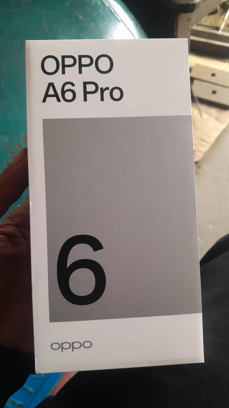 oppo A6pro 8/256 . only box open

                                                            alt=