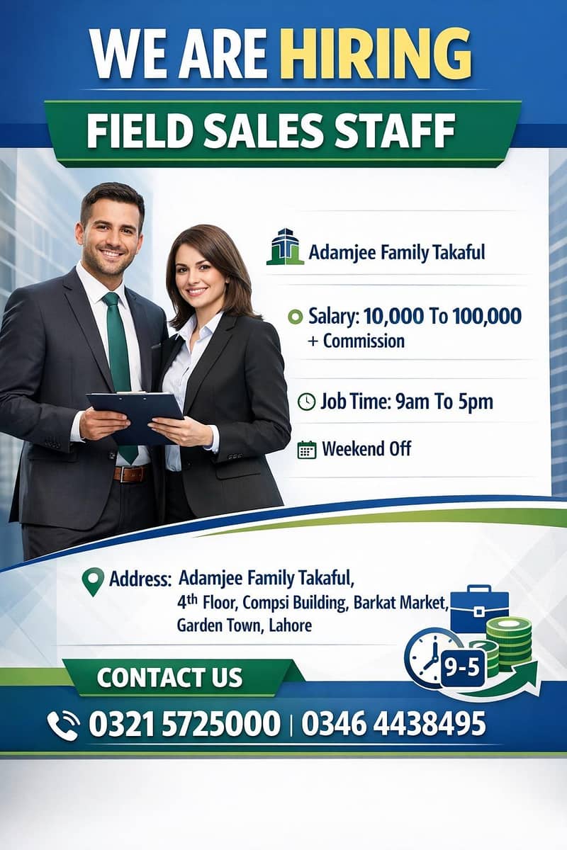 Field Sales Staff || Sales Staff || Male & Female Jobs || Jobs

                                                            alt=