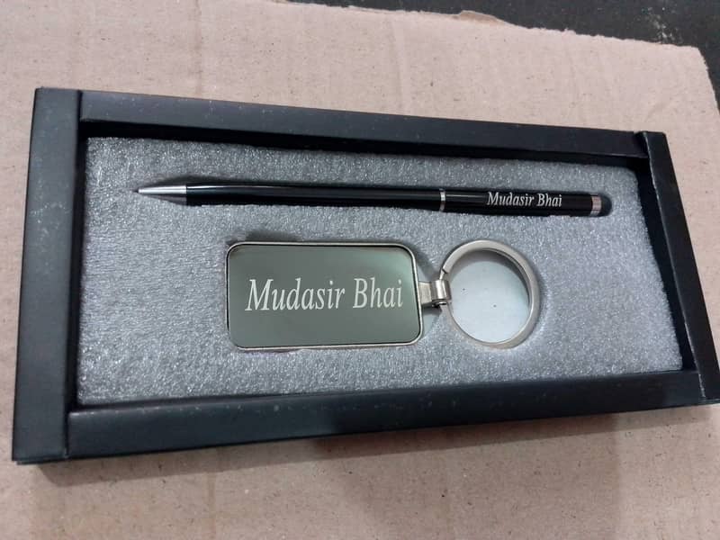 customized pen and keychain with box

                                                            alt=