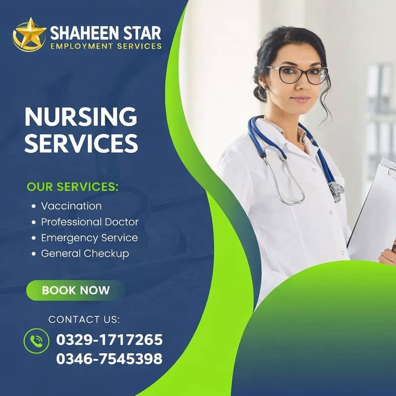 Nurse / Patient Attendant /Care Taker /Baby sitter /Nanny /Maids

                                                            alt=