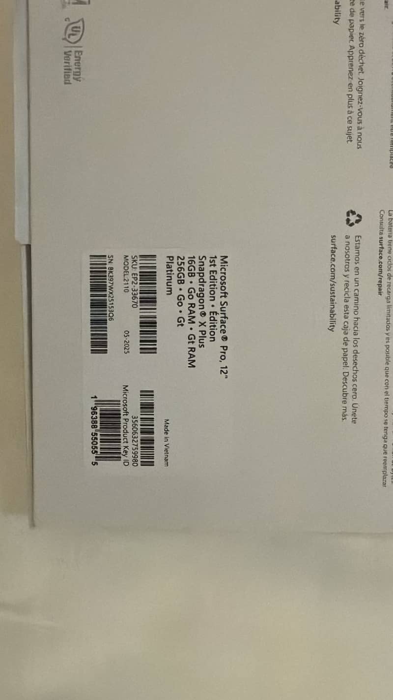 Surface Pro 12, 2-in-1 (2025), Windows 11 Copilot+ PC, 12"

                                                            alt=