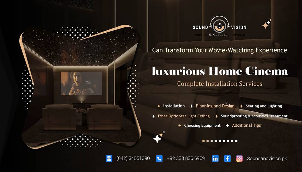 Home Cinema Equipment and Installation / Home Theater

                                                            alt=