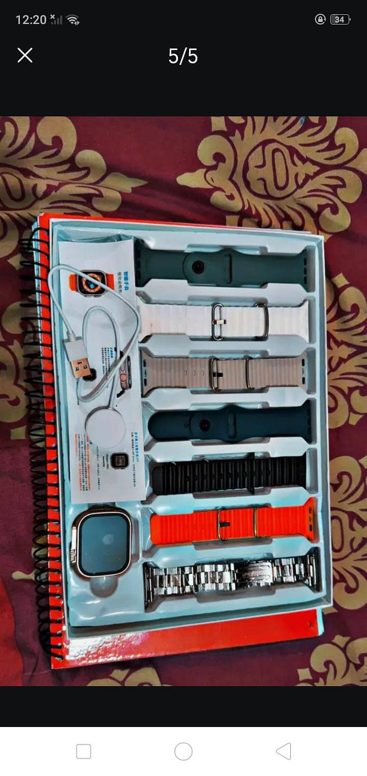 Ultra 2 smart watch with 7 starapes brand new

                                                            alt=