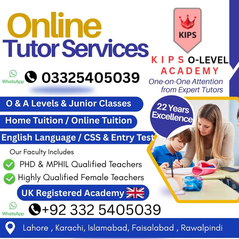 Home Tutor/Online Tutor/O Level/A Level,MCAT/ECAT/ICS/FSC/Entery test

                                                            alt=